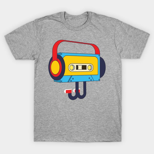 Cassette T-Shirt by Mako Design 